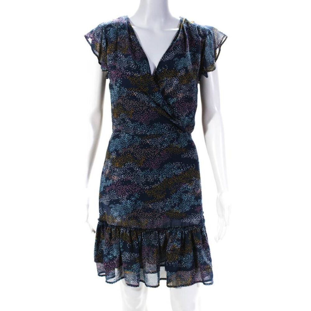 Slate & Willow Womens Confetti Printed Flutter Sl… - image 1